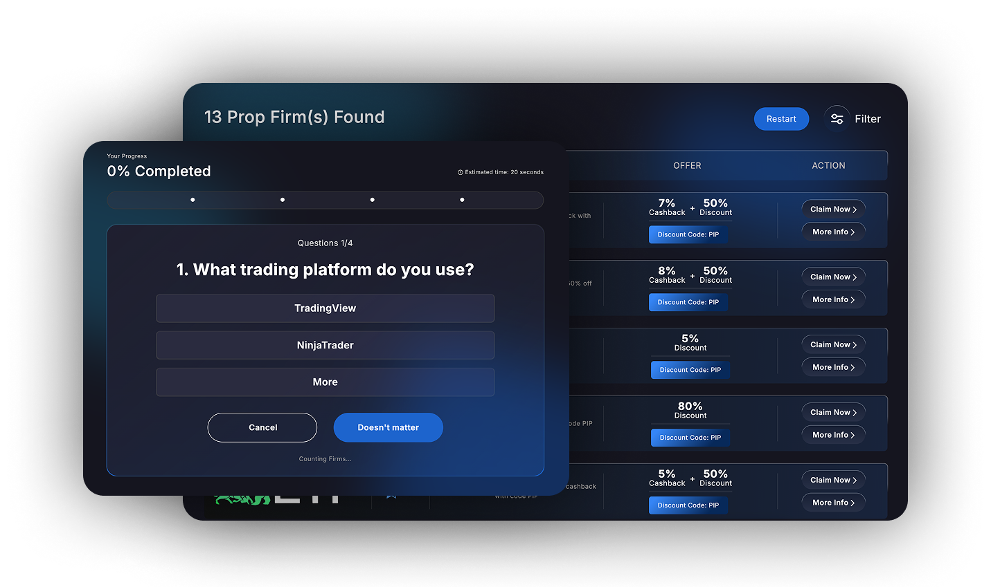 Recommendation tool preview